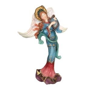 Lenox Collections Heavenly Harmony Handpainted Porcelain Angel Ornament W/ COA